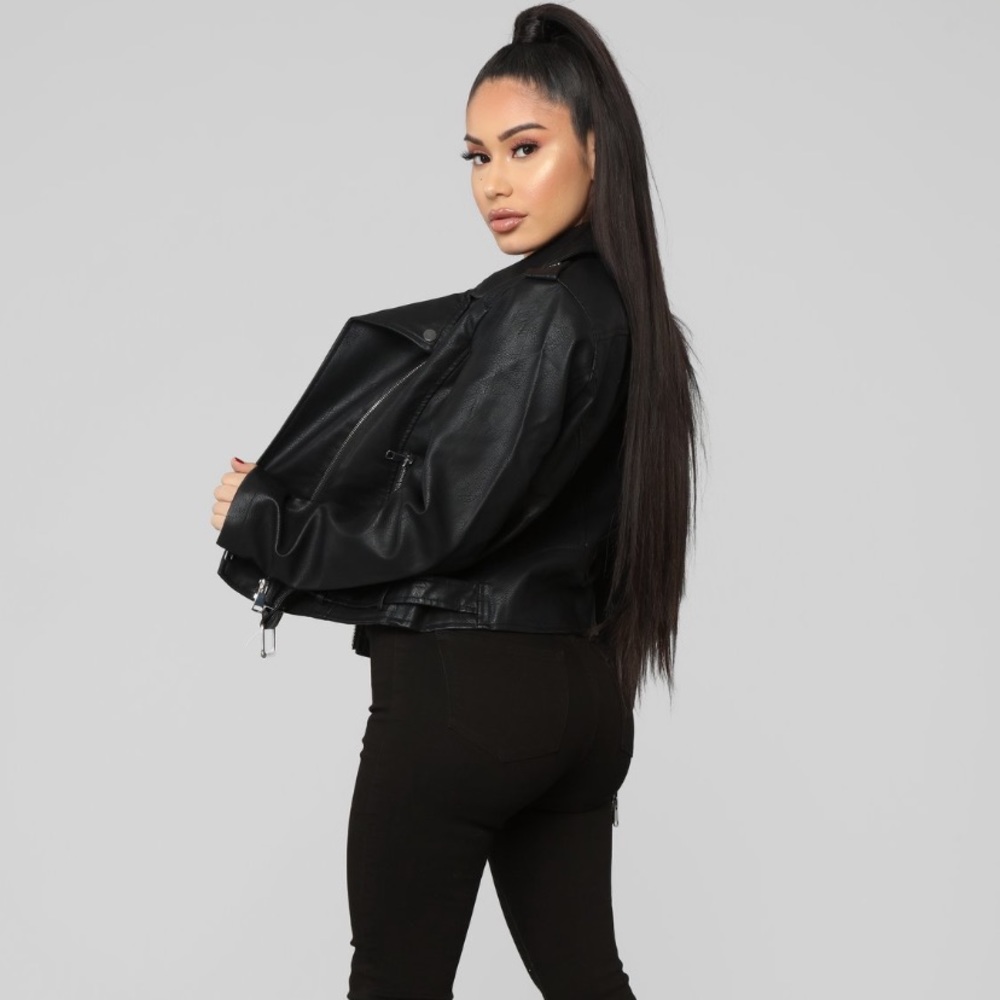 FASHION NOVA - Araxie Vegan Leather Jacket